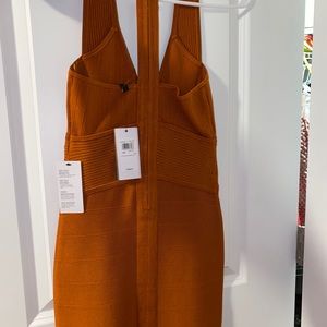 Burnt orange dress